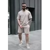 Комплект чоловiчий «Breeze» футболка + шорти бежеві Комплект чоловiчий «Breeze» футболка + шорти бежеві