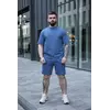 Комплект чоловiчий «Breeze» футболка + шорти сині Комплект чоловiчий «Breeze» футболка + шорти сині