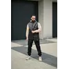 Комплект чоловічий "Clip" Nike: жилетка сіро-чорна + штани "President" чорні. БАРСЕТКА У ПОДАРУНОК! Комплект чоловічий "Clip" Nike: жилетка сіро-чорна + штани "President" чорні. БАРСЕТКА У ПОДАРУНОК!