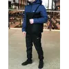Комплект чоловічий Nike: анорак утеплений синьо-чоний + штани з тринитки утеплені чорні. Барсетка У ПОДАРУНОК! Комплект чоловічий Nike: анорак утеплений синьо-чоний + штани з тринитки утеплені чорні. Барсетка У ПОДАРУНОК!