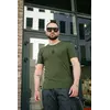 Футболка чоловіча з вишивкою "Тризуб" Intruder хакі Футболка чоловіча з вишивкою "Тризуб" Intruder хакі