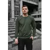 Світшот чоловічий з емблемою ЗСУ хакі Світшот чоловічий з емблемою ЗСУ хакі