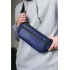 Бананка-сумка з шкірозамінника синя Guess Бананка-сумка з шкірозамінника синя Guess