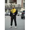Комплект чоловічий "Clip" TNF: жилетка жовто-чорна + штани "President" чорні. БАРСЕТКА У ПОДАРУНОК! Комплект чоловічий "Clip" TNF: жилетка жовто-чорна + штани "President" чорні. БАРСЕТКА У ПОДАРУНОК!