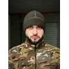 Шапка флісова хакі із відстрочкою Шапка флісова хакі із відстрочкою