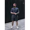 Комплект чоловiчий «Breeze» футболка + шорти графітові Комплект чоловiчий «Breeze» футболка + шорти графітові