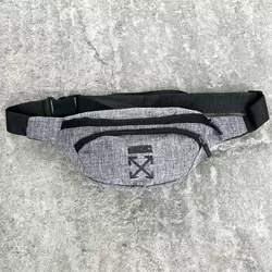 Бананка сірий меланж Off White Бананка сірий меланж Off White