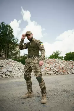 Комплект чоловічий: штани "Protect" піксель + кофта "Ghost" хакі-піксель Комплект чоловічий: штани "Protect" піксель + кофта "Ghost" хакі-піксель