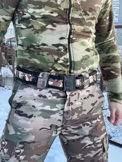 Ремінь військовий рудий піксель Ремінь військовий рудий піксель