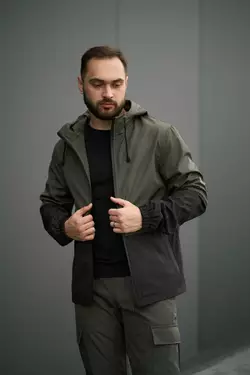 Куртка Softshell light Intruder хакі-чорна Куртка Softshell light Intruder хакі-чорна