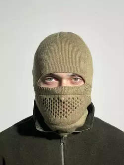 Балаклава-шапка світлий хакі Балаклава-шапка світлий хакі