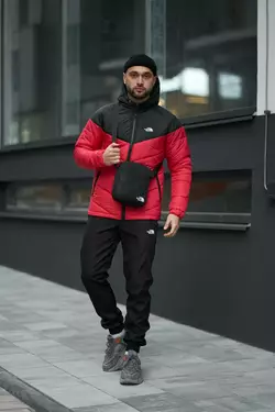 РОЗПРОДАЖ Комплект чоловічий TNF: куртка TNF чорно-червона + штани TNF чорні. БАРСЕТКА TNF У ПОДАРУНОК! РОЗПРОДАЖ Комплект чоловічий TNF: куртка TNF чорно-червона + штани TNF чорні. БАРСЕТКА TNF У ПОДАРУНОК!