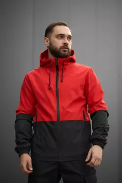 Куртка Softshell light Intruder червоно-чорна Куртка Softshell light Intruder червоно-чорна