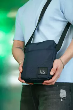 Барсетка Calvin Klein 1000d синя Барсетка Calvin Klein 1000d синя