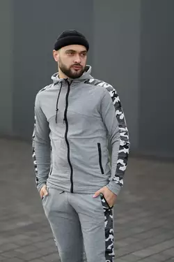 РОЗПРОДАЖ Кофта чоловіча "Dazzle" Intruder сіра РОЗПРОДАЖ Кофта чоловіча "Dazzle" Intruder сіра