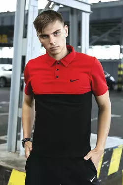 Polo Nike червоно-чорна Polo Nike червоно-чорна