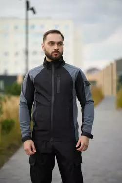 Куртка чоловіча soft shell light "iForce" Intruder сіра Куртка чоловіча soft shell light "iForce" Intruder сіра