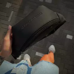 Бананка Philipp Plein чорна змійка пластикова Бананка Philipp Plein чорна змійка пластикова