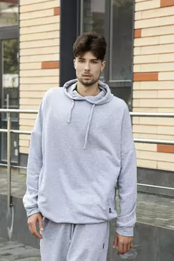 РОЗПРОДАЖ Худі чоловіче oversize "Stroper" Intruder сіре РОЗПРОДАЖ Худі чоловіче oversize "Stroper" Intruder сіре