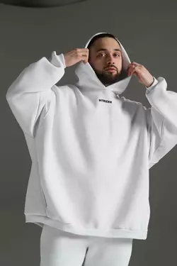 Худі BOWL біле чоловіче Худі BOWL біле чоловіче