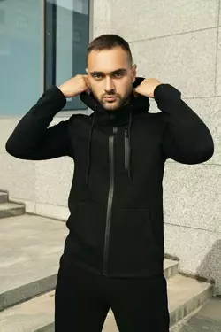 Кофта чоловіча тепла "Spirited Hot" Intruder чорна Кофта чоловіча тепла "Spirited Hot" Intruder чорна