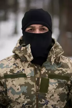 Балаклава-шапка флісова чорна Балаклава-шапка флісова чорна