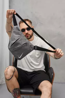 Кобура светло-серый меланж Nike белое лого (Харьков) Кобура светло-серый меланж Nike белое лого (Харьков)