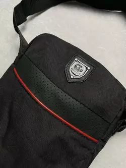 Барсетка з поліестеру Philipp Plein чорна Барсетка з поліестеру Philipp Plein чорна