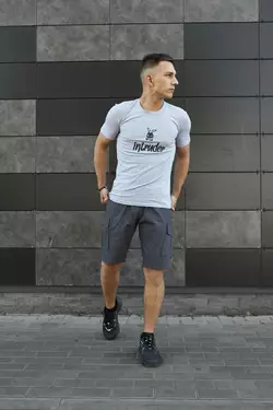 Комплект футболка сіра Bunny + шорти сірі Miami Комплект футболка сіра Bunny + шорти сірі Miami
