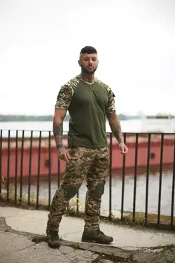 Футболка Sleeve піксель/хакі + штани Protect піксель Футболка Sleeve піксель/хакі + штани Protect піксель