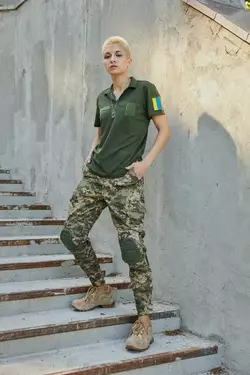 Поло Cast хакі + Штани Protect піксель Поло Cast хакі + Штани Protect піксель