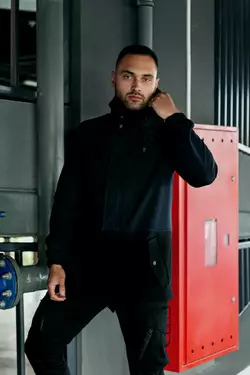 Куртка softshell Intruder "Citizen" синьо-чорна Куртка softshell Intruder "Citizen" синьо-чорна