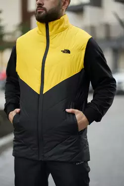 Жилетка чоловіча "Clip" TNF жовто-чорна Жилетка чоловіча "Clip" TNF жовто-чорна