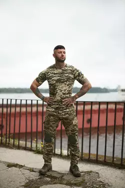 Штани Protect піксель + Футболка піксель без липучок на грудях Штани Protect піксель + Футболка піксель без липучок на грудях
