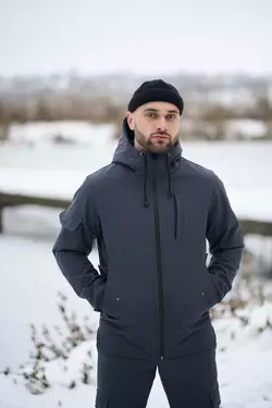 Куртка чоловіча soft shell Intruder сіра Куртка чоловіча soft shell Intruder сіра