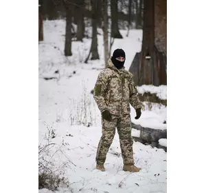 Костюм чоловічий зимовий теплий "Terra Warm" зелений піксель + термоковдра у подарунок Костюм чоловічий зимовий теплий "Terra Warm" зелений піксель + термоковдра у подарунок