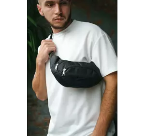 Бананка Nike 1000d чорна, чорне лого Бананка Nike 1000d чорна, чорне лого