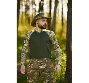 Лонгслів хакі /мультикам 'Forest' Лонгслів хакі /мультикам 'Forest'