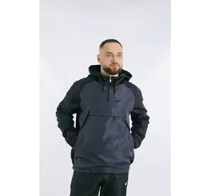 Анорак чоловічий "House" Nike чорно-сірий Анорак чоловічий "House" Nike чорно-сірий