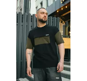 Футболка чоловіча "FreeDom" Intruder чорна-хакі Футболка чоловіча "FreeDom" Intruder чорна-хакі