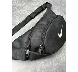 Бананка Nike чорна із белим лого (накатка) Бананка Nike чорна із белим лого (накатка)