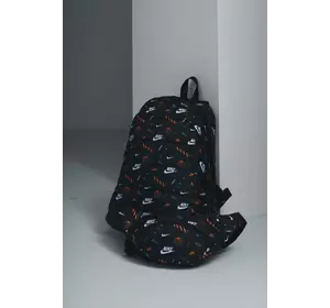 Комплект Nike Рюкзак Матрас + бананка, чорний, білі з помаранчевим лого Комплект Nike Рюкзак Матрас + бананка, чорний, білі з помаранчевим лого