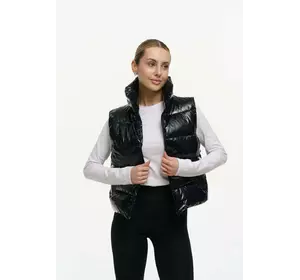 Жилетка жіноча "Lola" чорний глянець Жилетка жіноча "Lola" чорний глянець