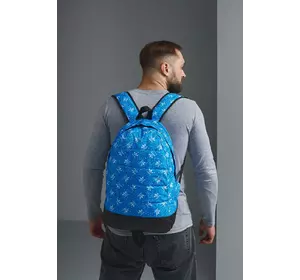 Рюкзак Матрас Adidas світло синій, білі лого Рюкзак Матрас Adidas світло синій, білі лого