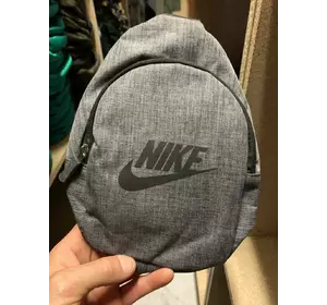 Слинг Nike темно-сірий меланж, чорне лого Слинг Nike темно-сірий меланж, чорне лого