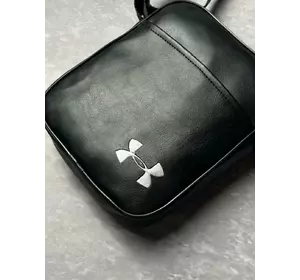 Барсетка шкір. чорна Under Armour біле лого Барсетка шкір. чорна Under Armour біле лого