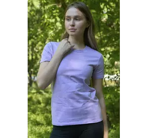 Футболка классична бузкова Футболка классична бузкова