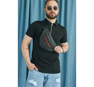 Бананка шкіряна Prada чорна Бананка шкіряна Prada чорна