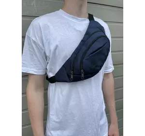 Бананка синя 1000D Nike/ з трьома відділеннями Бананка синя 1000D Nike/ з трьома відділеннями