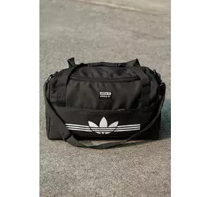 Сумка з великим лого Adidas чорна Сумка з великим лого Adidas чорна